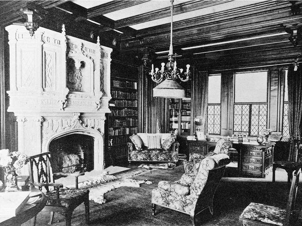 The Library at Drumthwacket, early 20th century