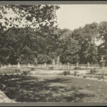 Garden with Fountain, Drumthwacket, c. 1910