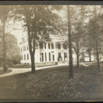 Drumthwacket without the East and West Wings, late 19th century (Reproduced Courtesy Historical Society of Princeton)